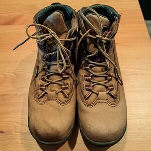 Red Wing 2340 Womens Sz 8.5 B Brown Leather Composite Toe Ankle Work Boots